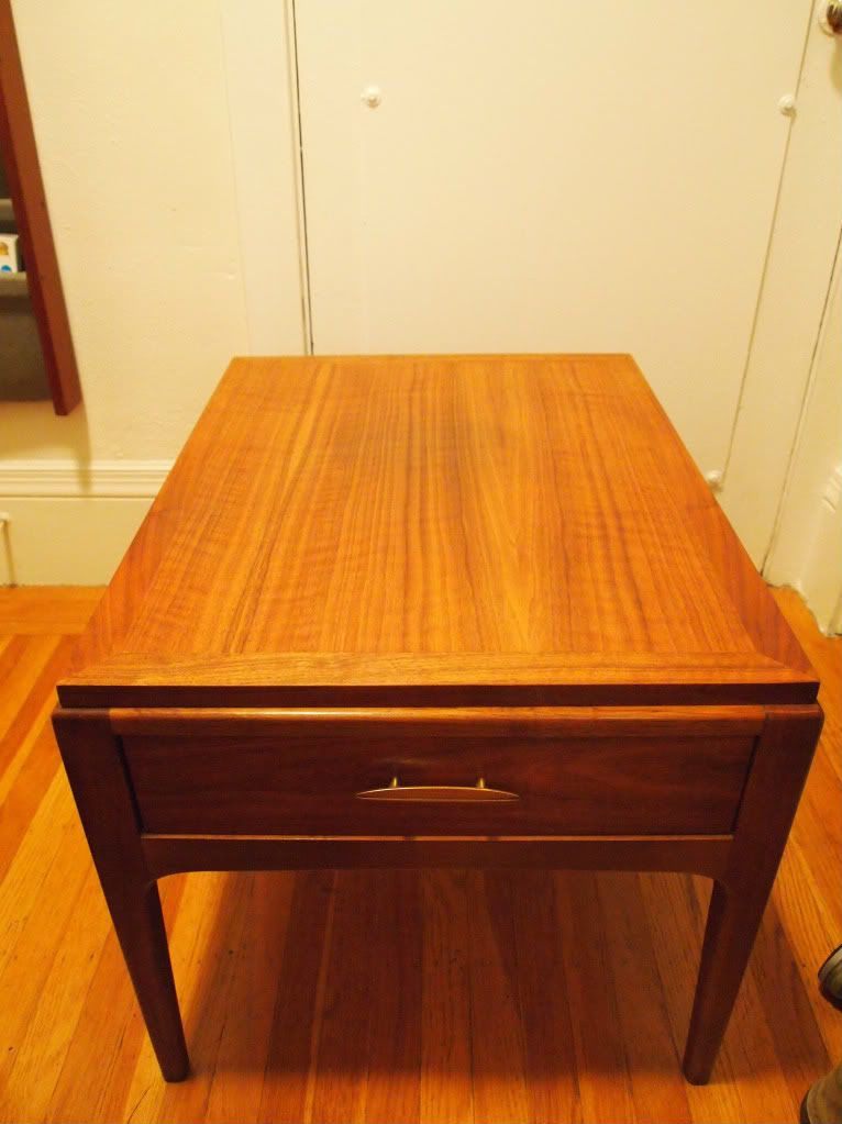 Midcentury Modernista Lane End Table with Drawer
